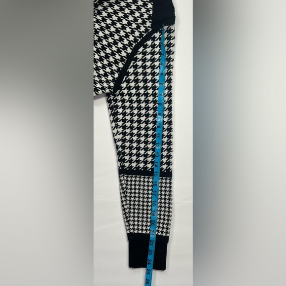 Vince Camuto Cotton Houndstooth Sweater Jacket - black/white, L - Picture 9 of 11